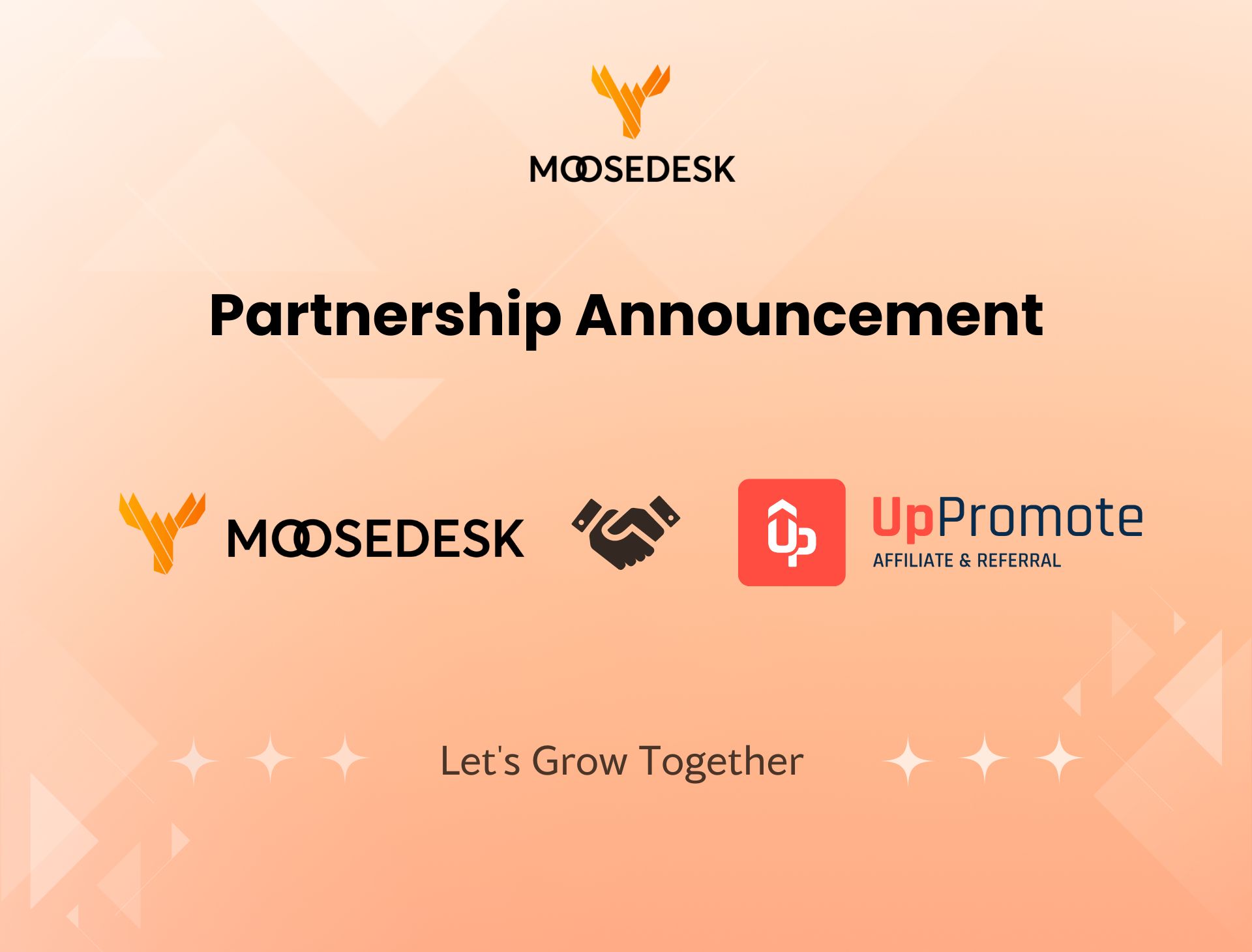 Partnership MooseDesk and Up Promote