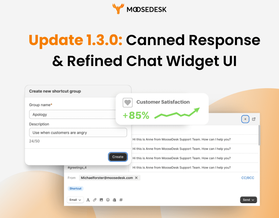 Update 1.3.0: Canned response & Chat widget UI update